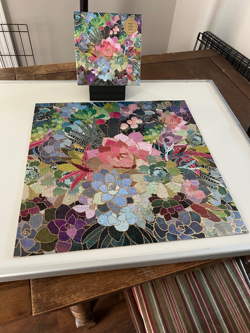 GALISON SUCCULENT MOSAIC 500 PIECE FOIL PUZZLE